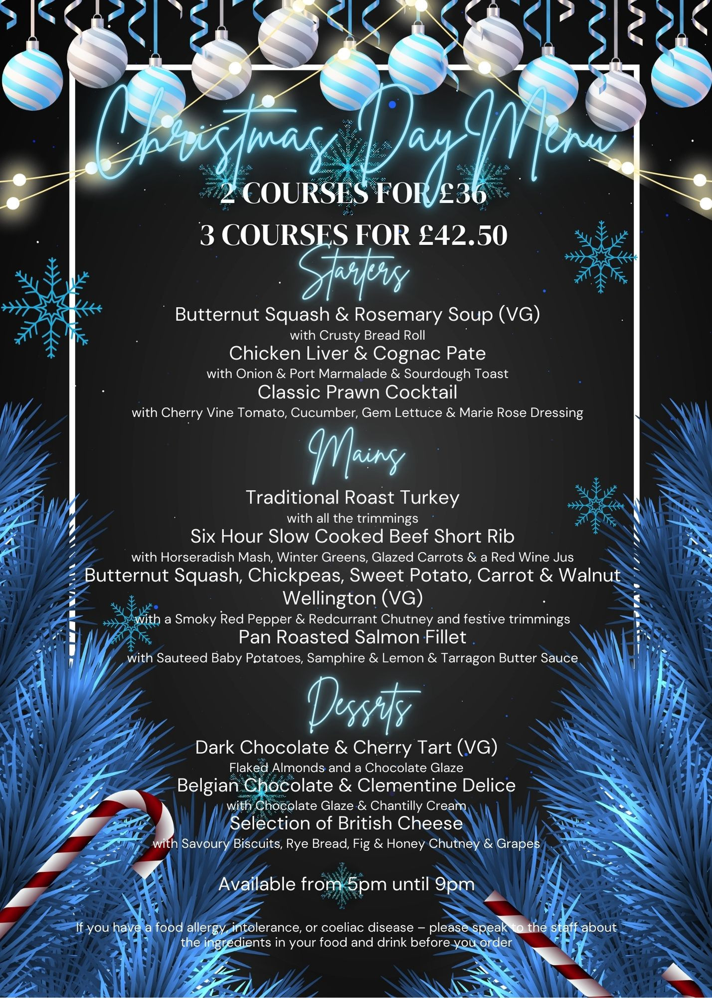 Xmas day Queens Hotel Brighton