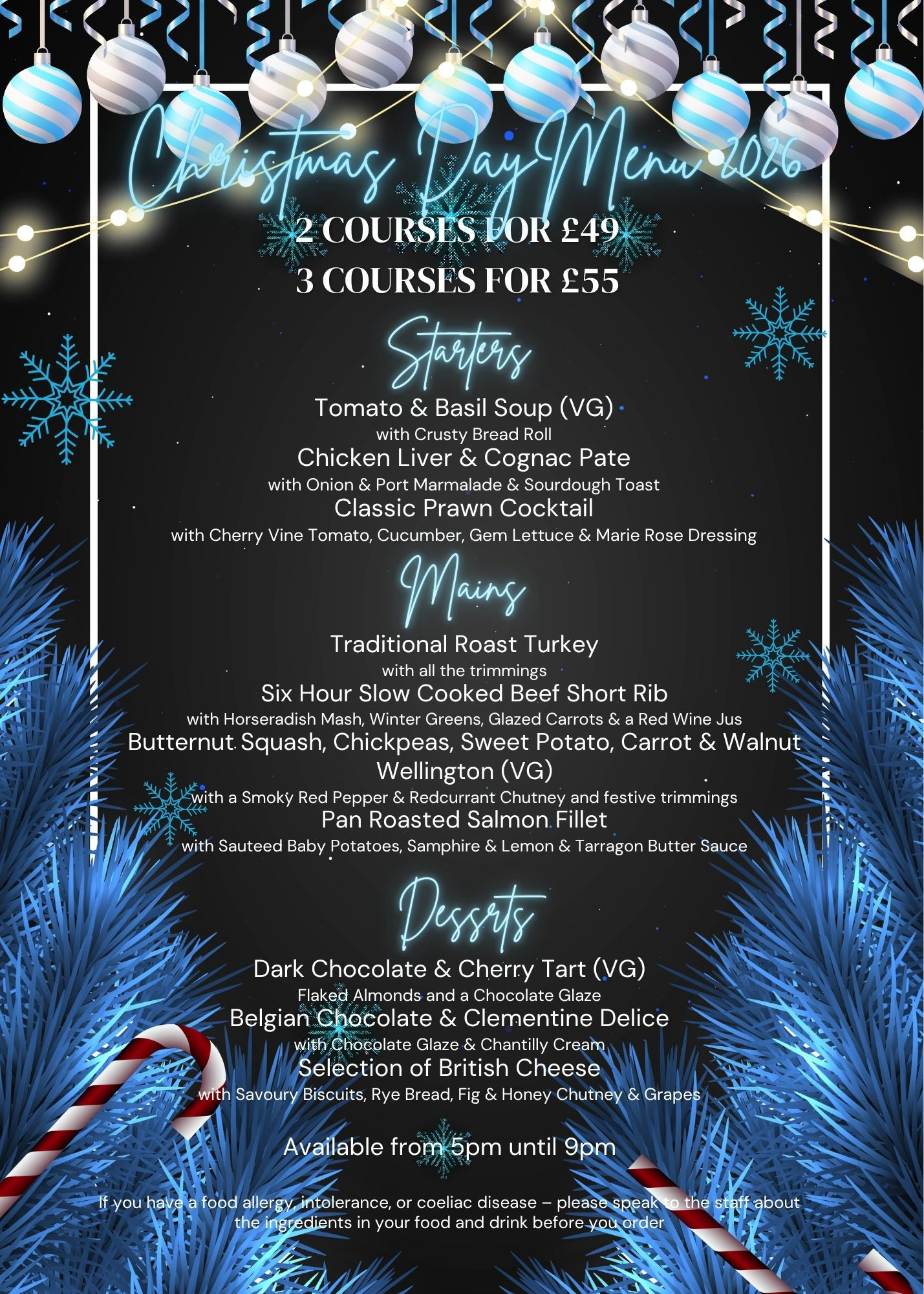 Christmas day menu  jpeg Queens Hotel Brighton